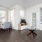 Styled apartment living and dining room
