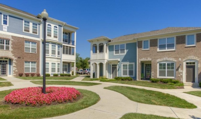 a long shot of a building